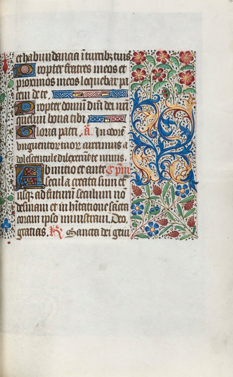 ルーアンの時間使用法：fol。 63r、c。 1470。 作： ジュネーヴ・ラティーニのマスター