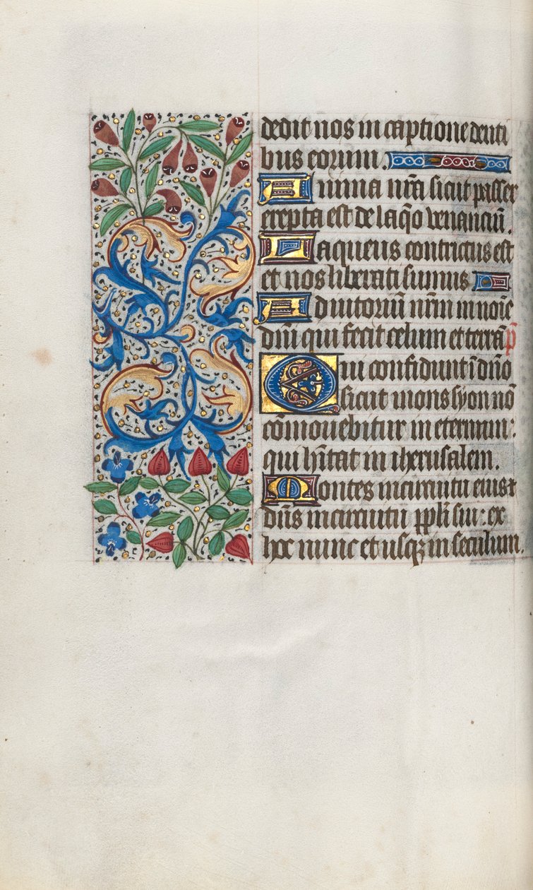 ルーアンの時間使用法：fol。 65v、c。 1470。 作： ジュネーヴ・ラティーニのマスター