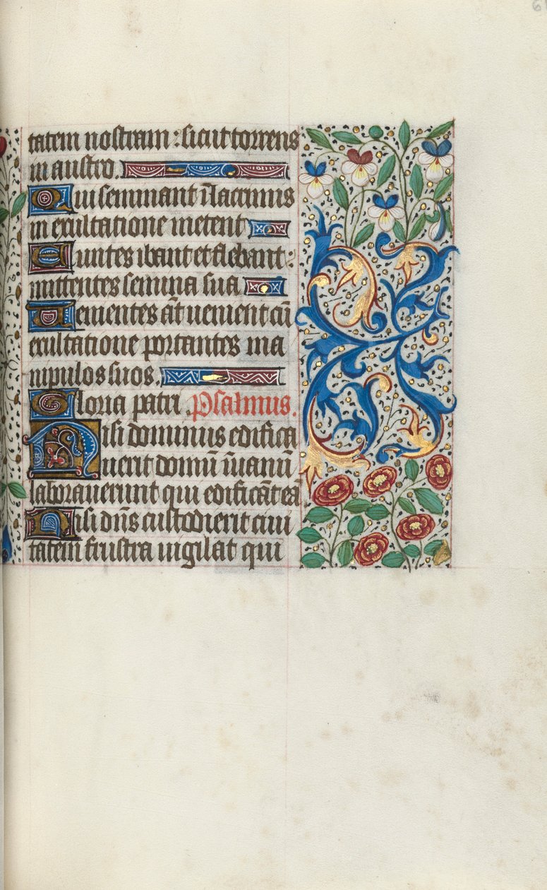 ルーアンの時間使用法：fol。 68r、c。 1470。 作： ジュネーヴ・ラティーニのマスター