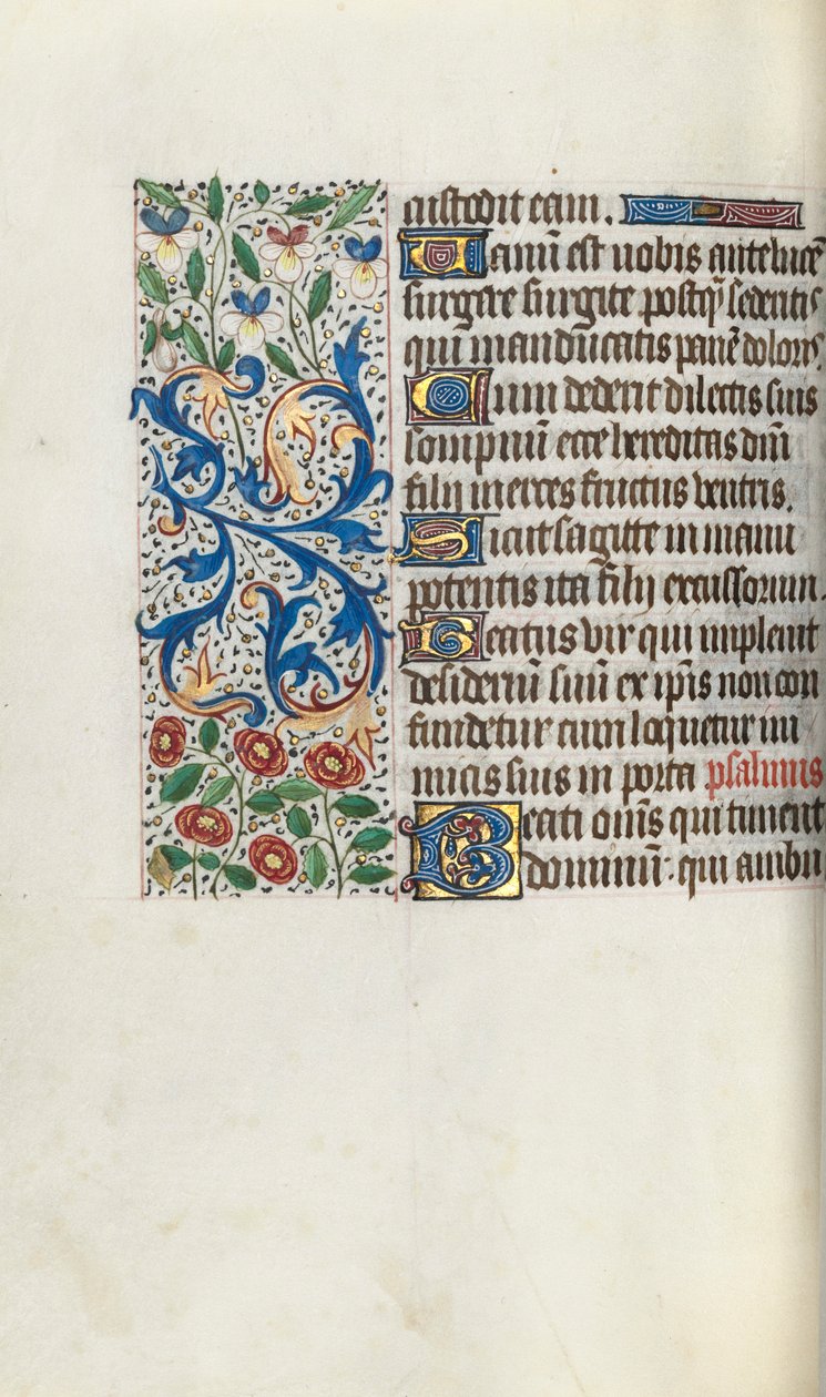 ルーアンの時間使用法：fol。 68v、c。 1470。 作： ジュネーヴ・ラティーニのマスター