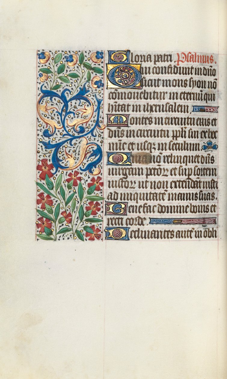 ルーアンの時間使用法：fol。 71v、c。 1470。 作： ジュネーヴ・ラティーニのマスター