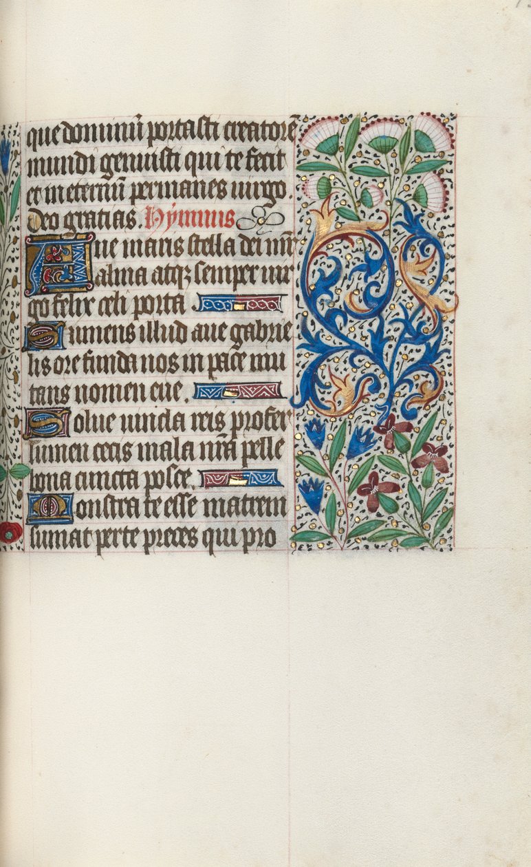 ルーアンの時間使用法：fol。 73r、c。 1470。 作： ジュネーヴ・ラティーニのマスター