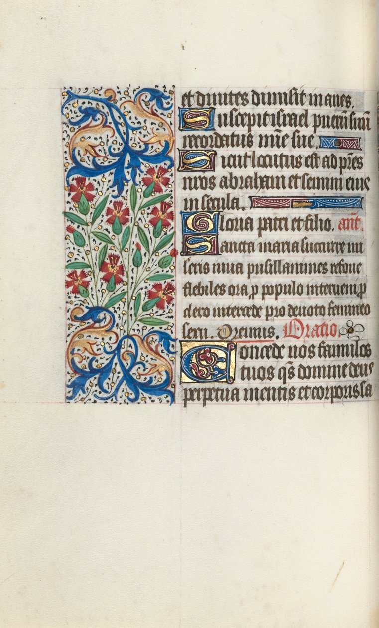 ルーアンの時間使用法：fol。 74v、c。 1470。 作： ジュネーヴ・ラティーニのマスター