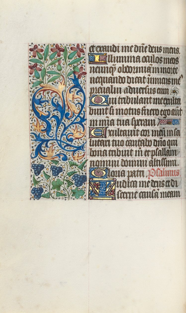 ルーアンの時間使用法：fol。 75v、c。 1470。 作： ジュネーヴ・ラティーニのマスター