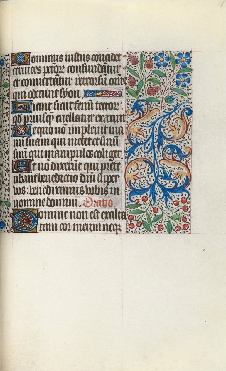 ルーアンの時間使用法：fol。 77r、c。 1470。 作： ジュネーヴ・ラティーニのマスター