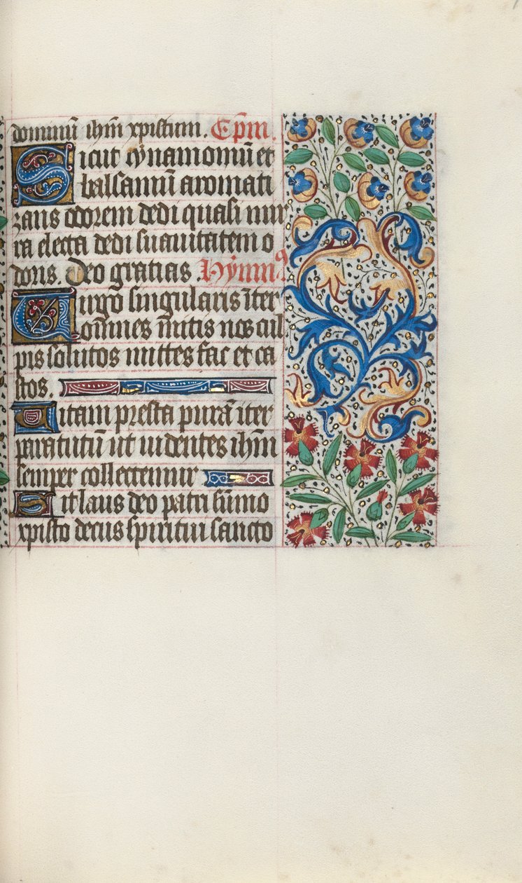 ルーアンの時間使用法：fol。 78r、c。 1470。 作： ジュネーヴ・ラティーニのマスター