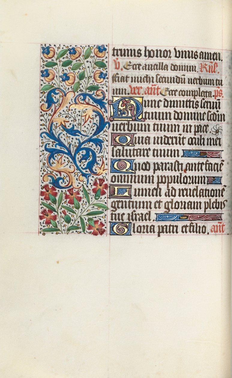 ルーアンの時間使用法：fol。 78v、c。 1470。 作： ジュネーヴ・ラティーニのマスター