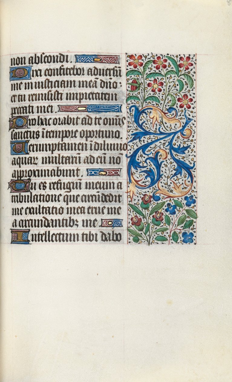 ルーアンの時間使用法：fol。 82r、c。 1470。 作： ジュネーヴ・ラティーニのマスター
