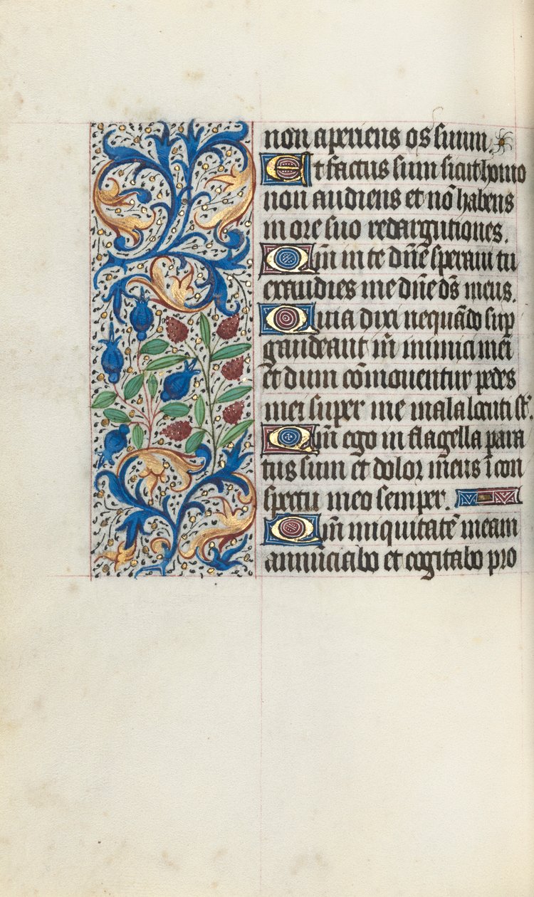 ルーアンの時間使用法：fol。 84v、c。 1470。 作： ジュネーヴ・ラティーニのマスター