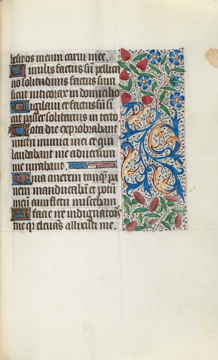 ルーアンの時間使用法：fol。 88r、c。 1470。 作： ジュネーヴ・ラティーニのマスター