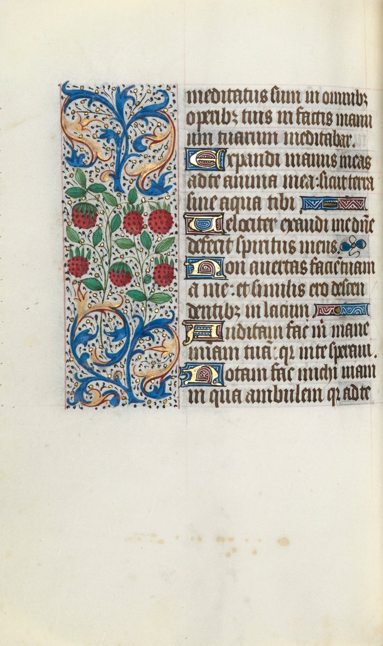 ルーアンの時間使用法：fol。 91v、c。 1470。 作： ジュネーヴ・ラティーニのマスター