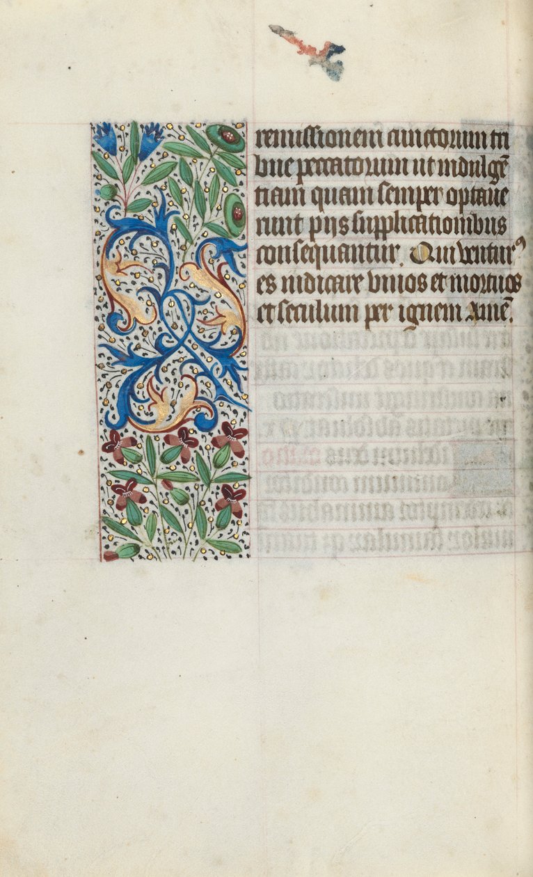 ルーアンの時間使用法：fol。 96v、c。 1470。 作： ジュネーヴ・ラティーニのマスター