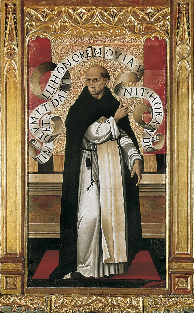 Saint Vincent Ferrer (1350-1419) (絵画) 作： マスター・オブ・グリフォ