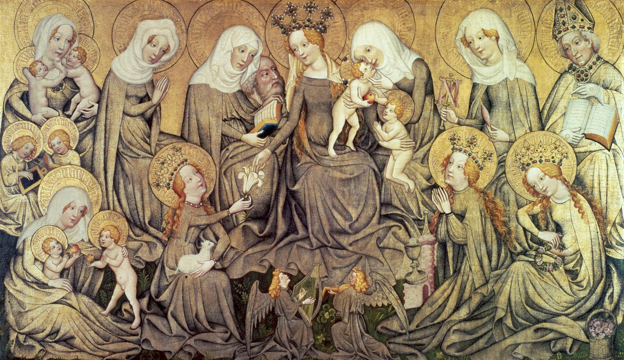 オルテンベルグ祭壇画の中央パネル、1410年から1420年頃 作： オルテンベルク祭壇のマスター