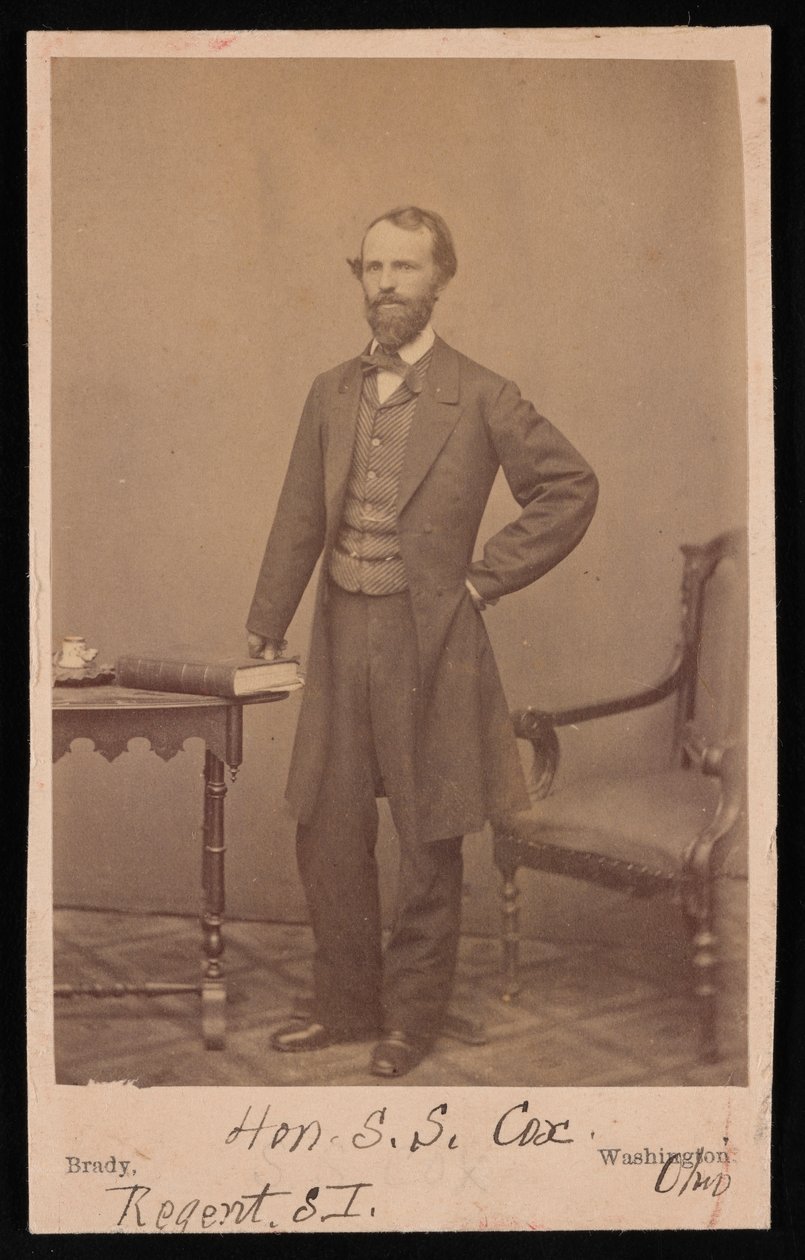 サミュエル・サリバン・コックスの肖像、1824～1889年、1889年以前。 作： マシューブレイディ