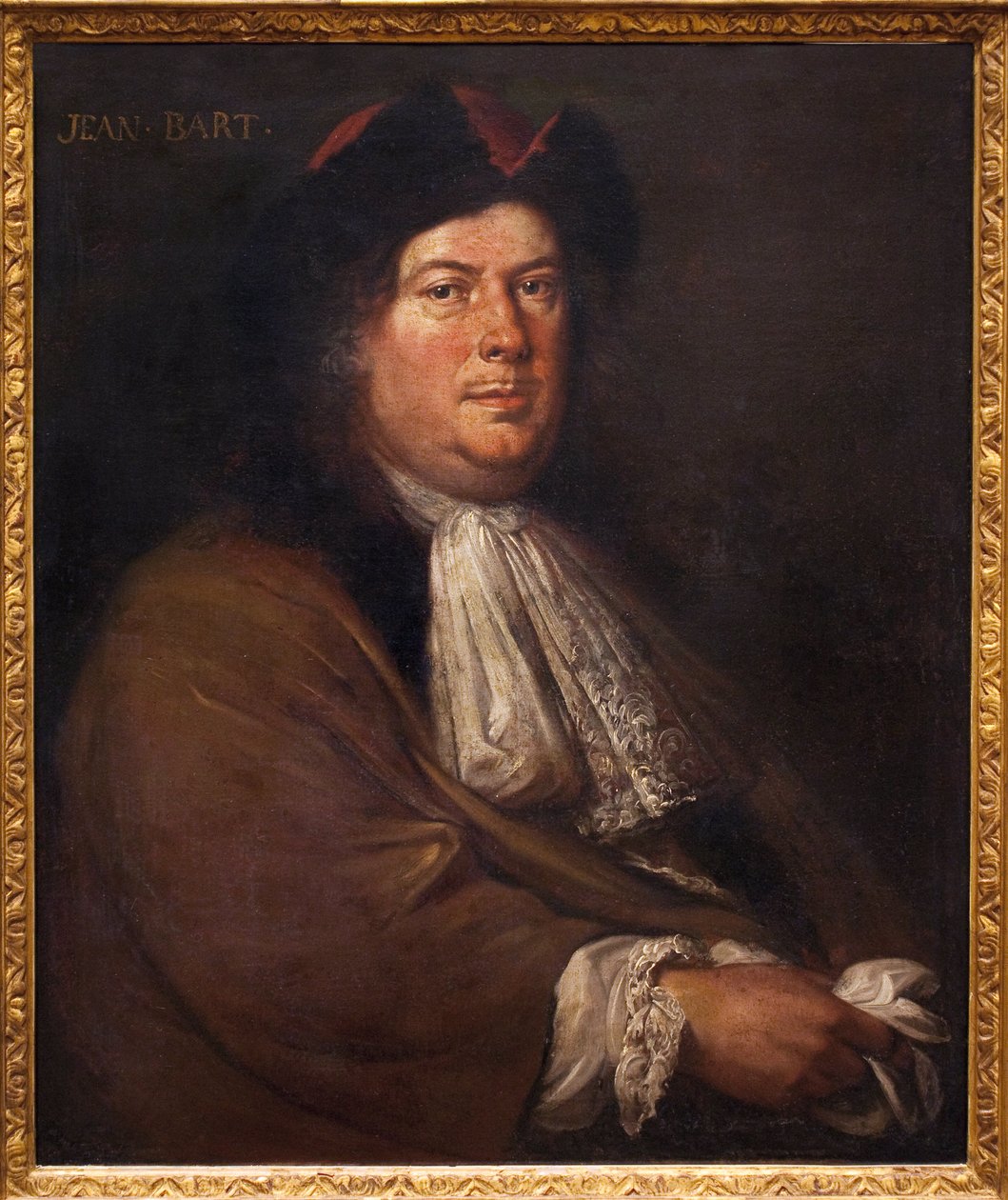 ジャン・バール (1650-1702) の肖像画。 マチュー・エリアス (1658-1741) の絵画、キャンバスに油彩、18 世紀初頭。 フランス美術 作： マチュー・エリアス