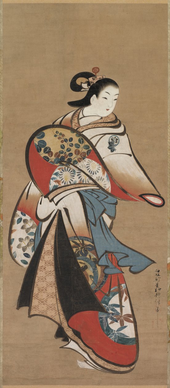 花魁、1716-1735。 作： 松野親信