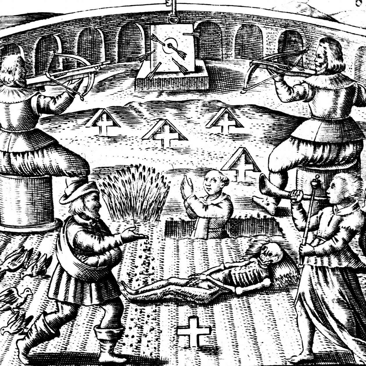 バジルバレンタインの8番目のキー、バジルバレンタイン、ストラスブール、1651年の「フォンデムアルテンシュタインウラルテン」 作： マタウス・ザ・ヤング・メリアン