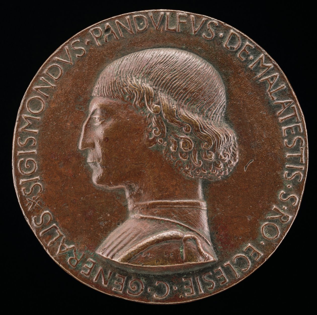 Sigismondo Pandolfo Malatesta, 1417-1468, リミニとファノの領主［裏面］, 1446年。 作： アンドレア・デ・パスティ・マッテオ