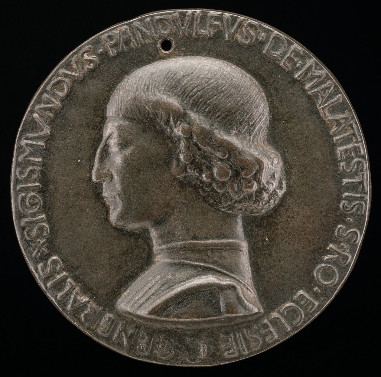 Sigismondo Pandolfo Malatesta, 1417-1468, リミニとファノの領主［裏面］, 1446年。 作： アンドレア・デ・パスティ・マッテオ