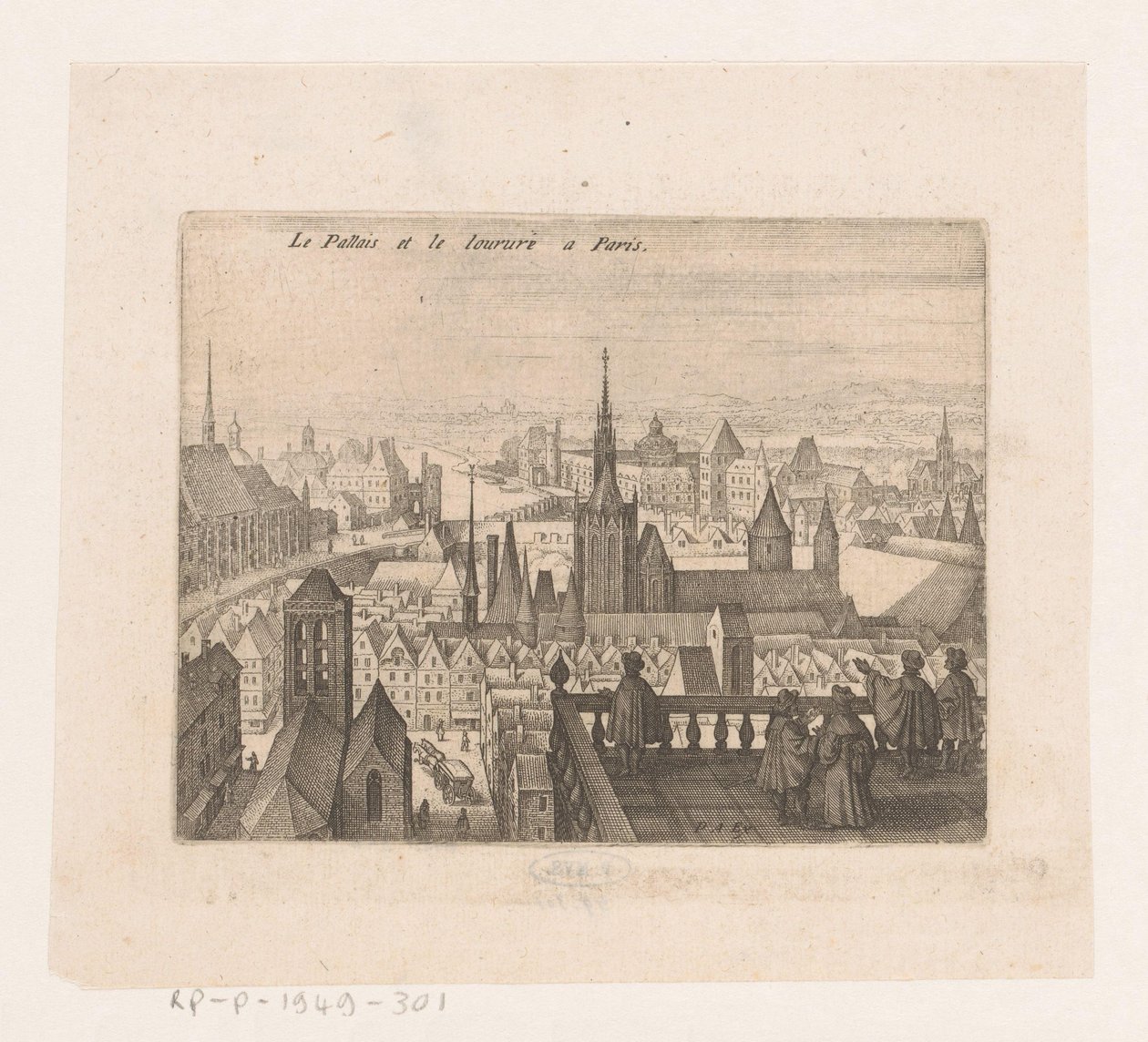 パリの顔 Le Palais et le loire a Paris (オブジェクトのタイトル) フランスの七つの風景と街並み（連載タイトル） 作： マテウス・メーリアン（I）