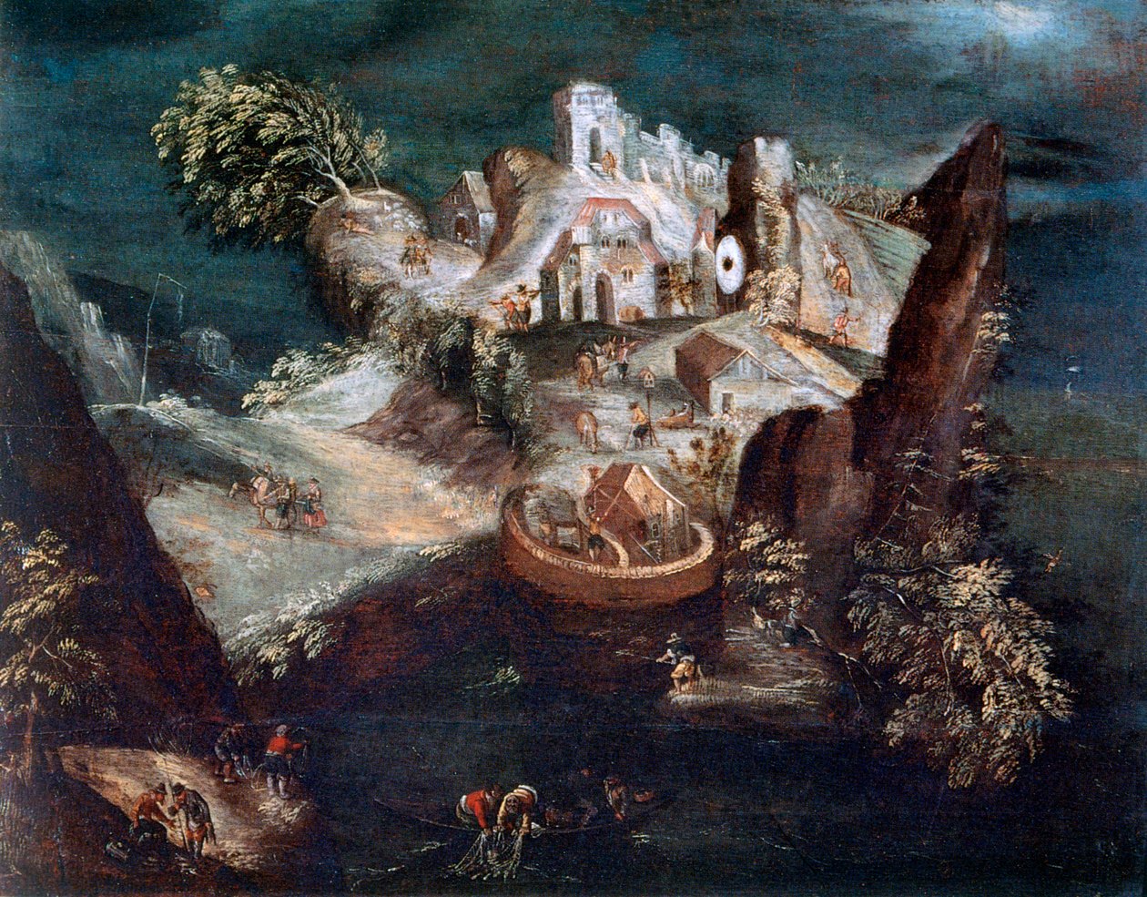 擬人化景観、c1613-1650 作： マテウス・メリアン