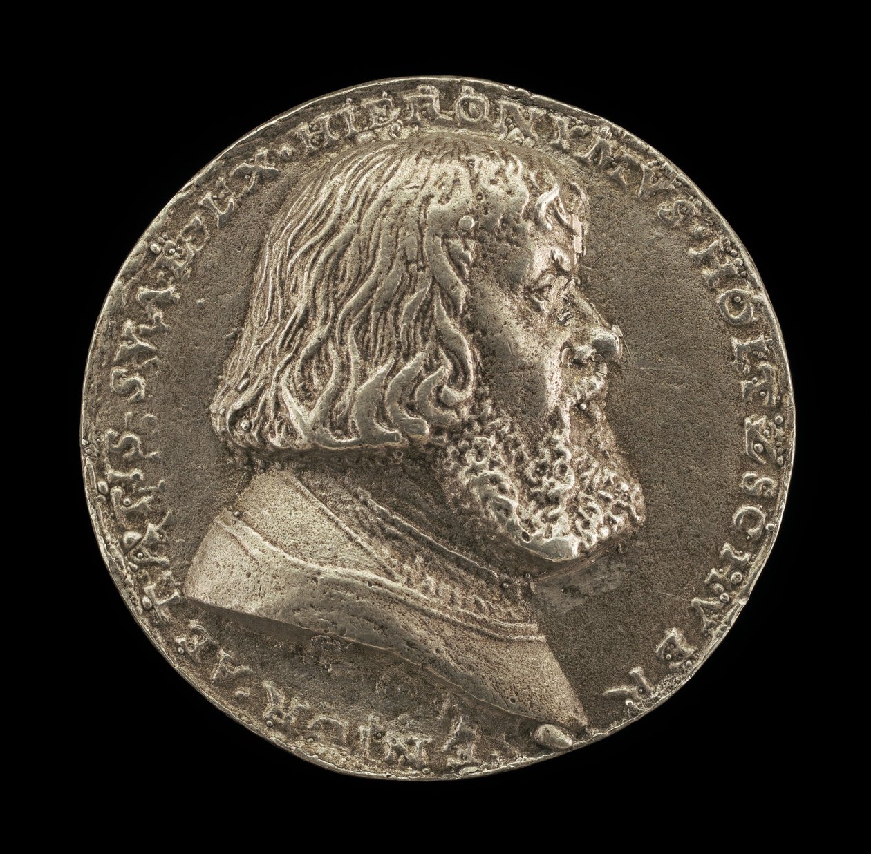 Hieronymus Holzschuher、1469-1529、ニュルンベルクの貴族[表]、1529。 作： マテス・ガベル