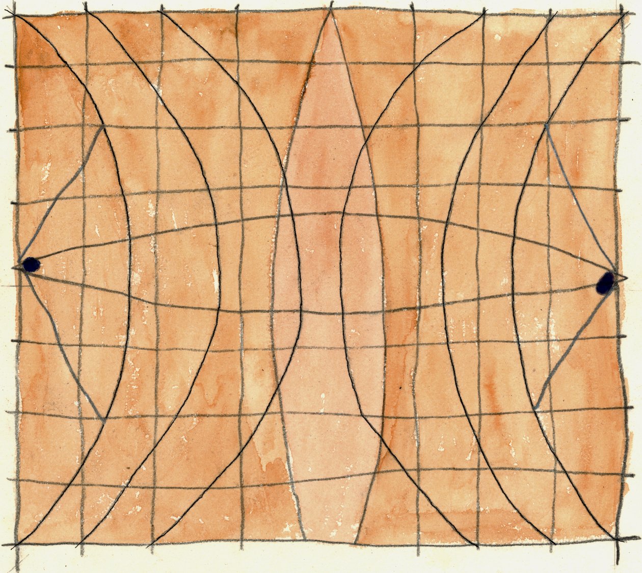 カルト・ポリネシア、2020年（水彩画） 作： マシュー・ヒルトン