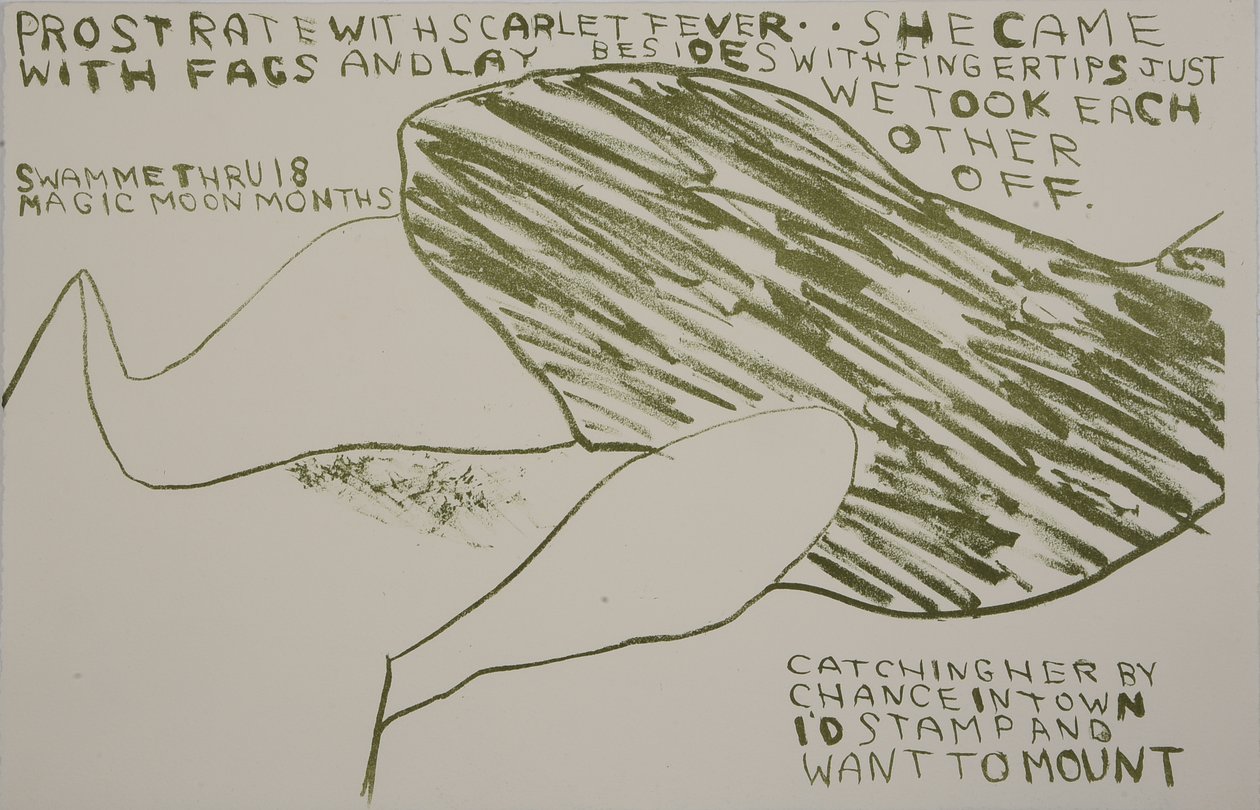 She came with fags, 2009 (リトグラフ) 作： マシュー・ヒルトン