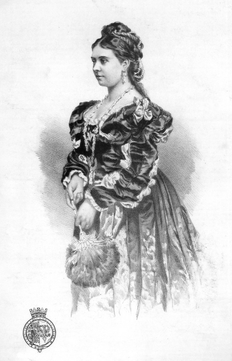 ドイツの皇太子妃、1877 作： マシューズと息子