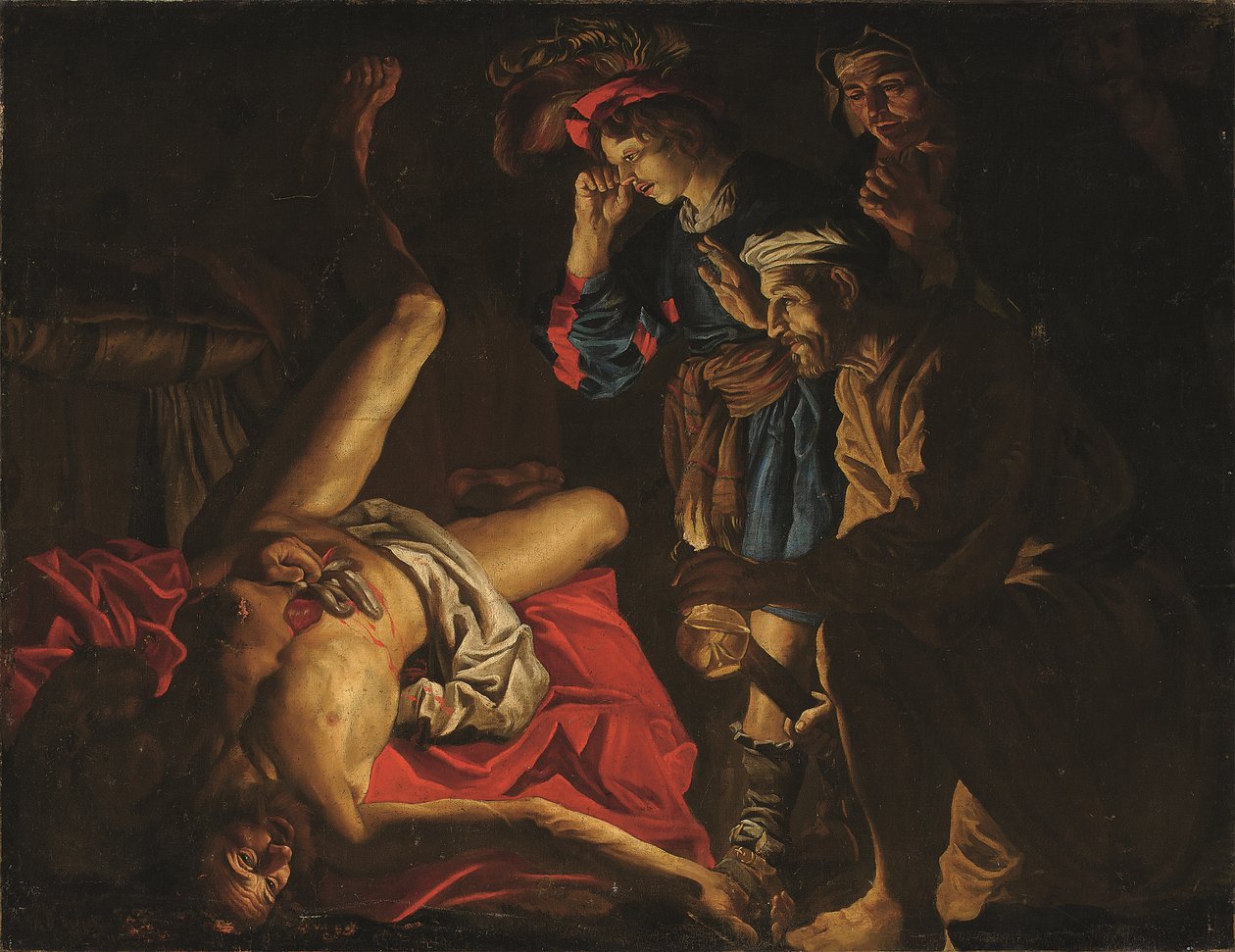 Caton kuolema (öljy kankaalle) 作： マティアス (c.1600 p.1650) (スタジオ) ストーマー