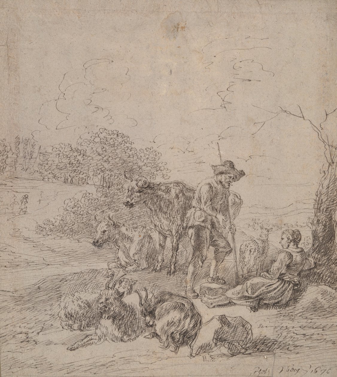 田園風景 作： Matthys van den Bergh