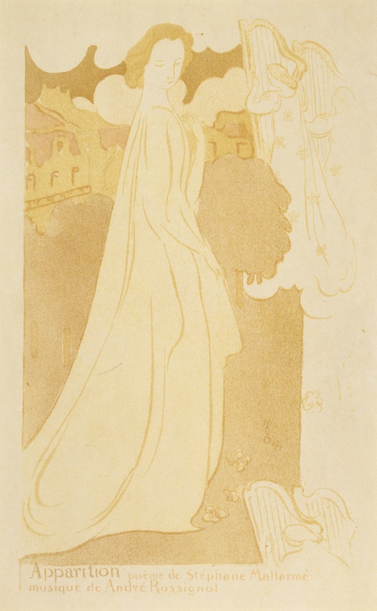 出現、1894年（色のリトグラフ） 作： モーリス・デニス