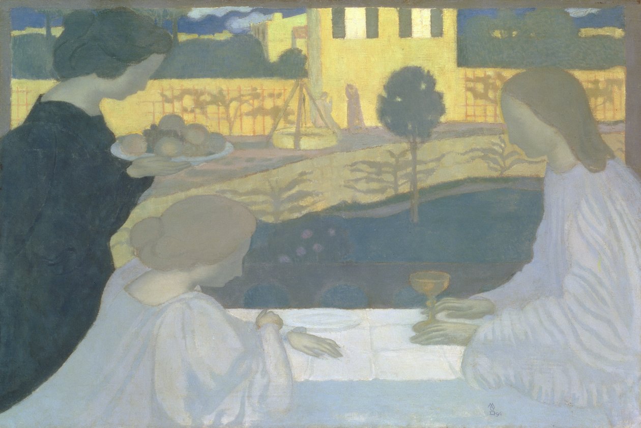 マーサとメアリー、1896（183457を参照） 作： モーリス・デニス