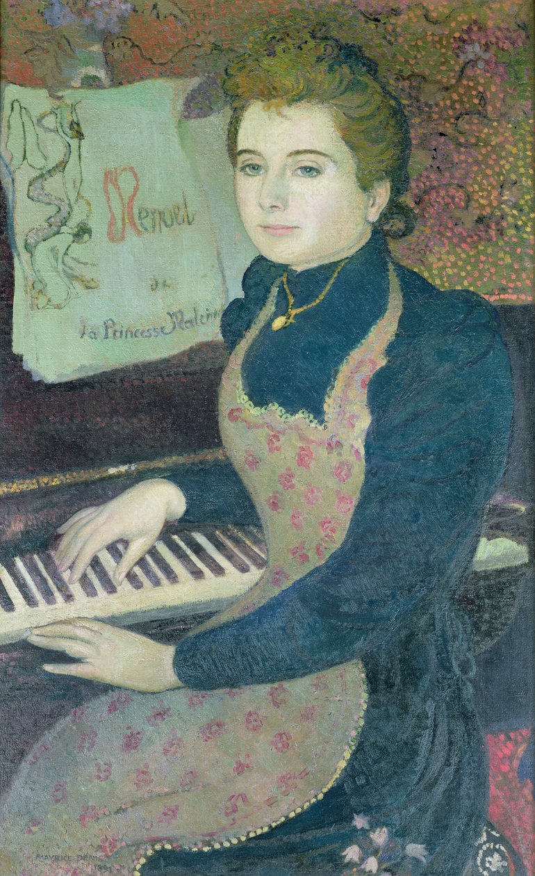ピアノのマルト、またはマレイン王女のメヌエット、1891年 作： モーリス・デニス