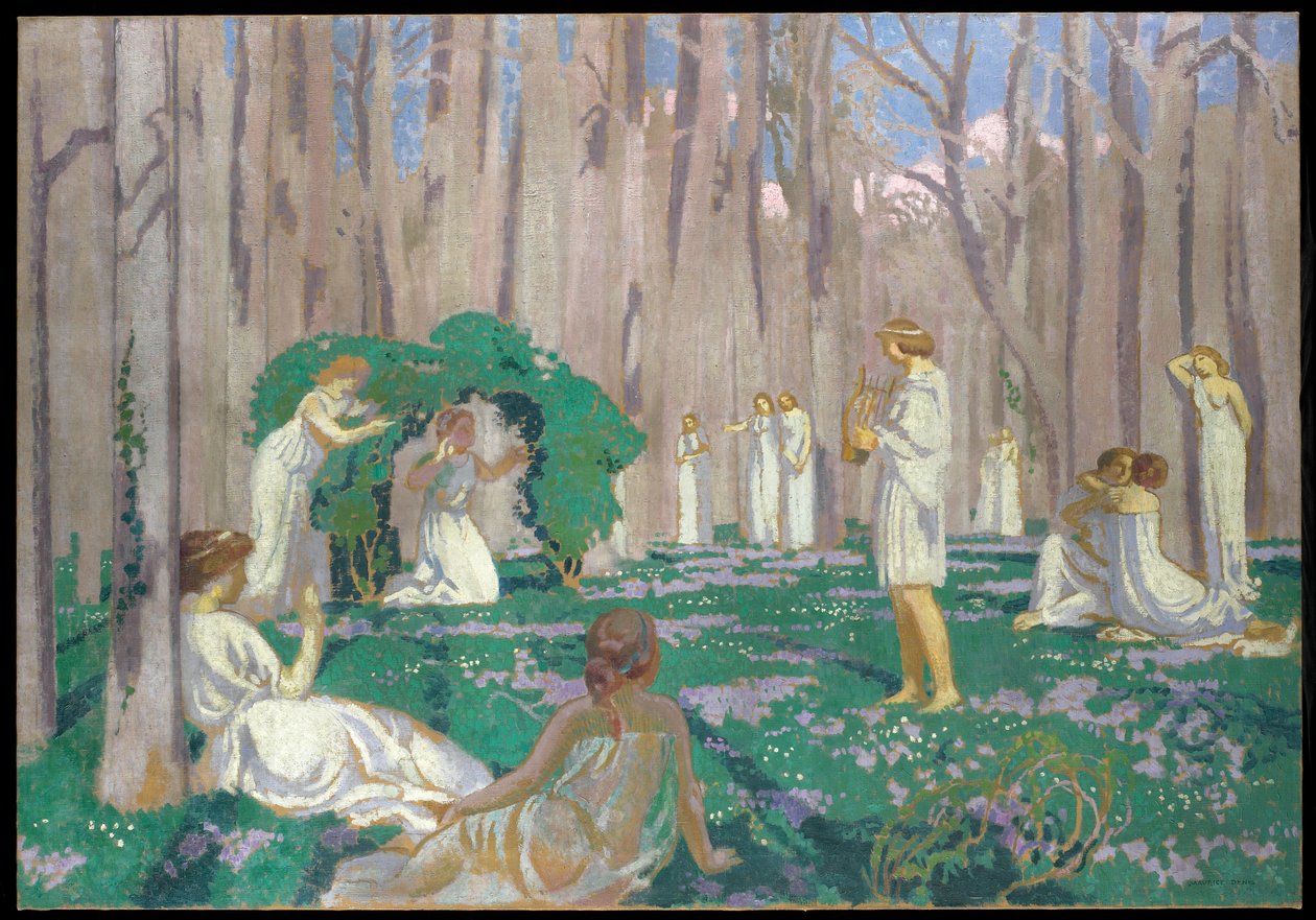 オルフェウスとエウリュディケ、1910 作： モーリス・デニス