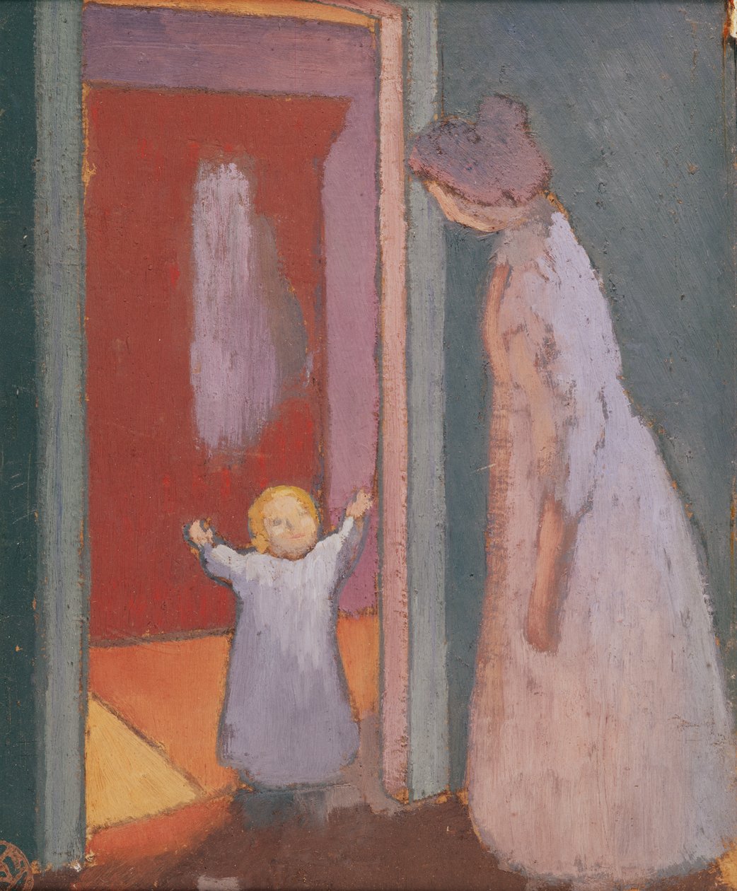 戸口の子供、1897 作： モーリス・デニス