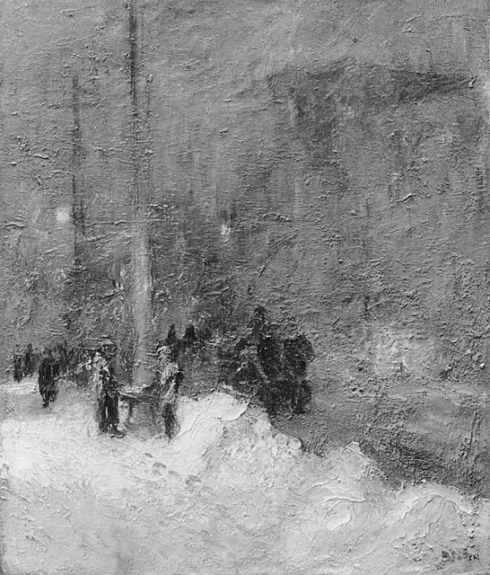 吹雪、夕方 作： モーリス・ガルブレイス・カレン