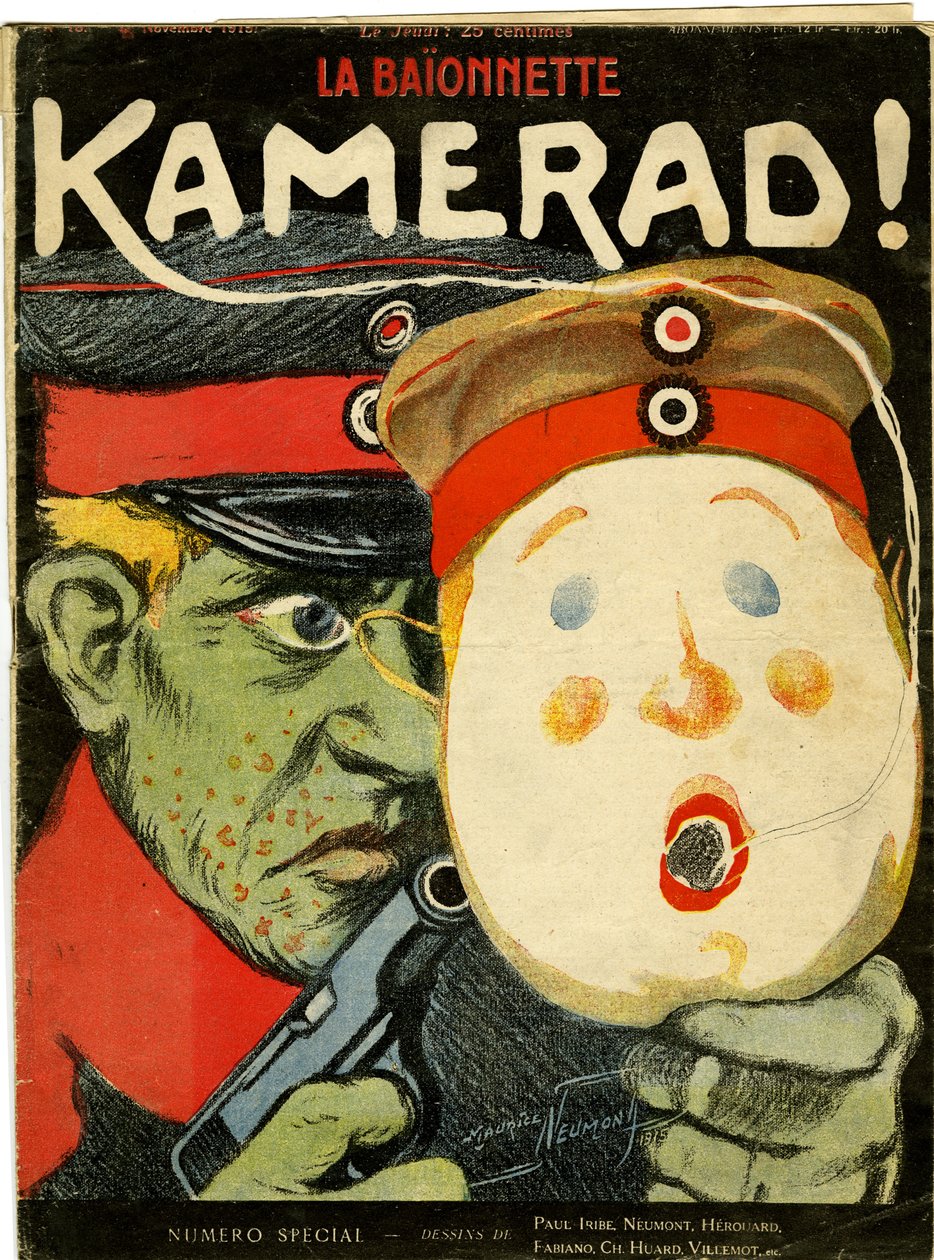 カメラッド！、「ラバイオネット」の特別版から、1915年11月4日no.18 作： モーリス・ルイ・アンリ・ノイモン
