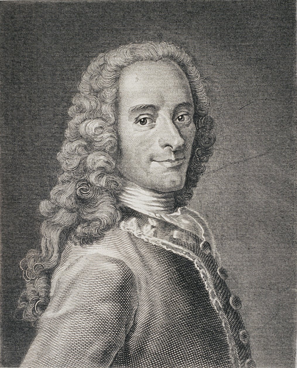 フランソワ・マリー・アルエ・ド・ヴォルテール（1694-1778） 作： モーリス・クエンティン・ド・ラ・トゥール