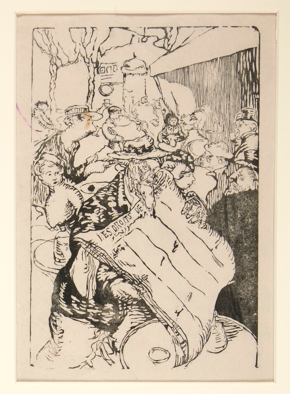La Pensee、Les Boulevards、p. 45 作： モーリス・デルコート