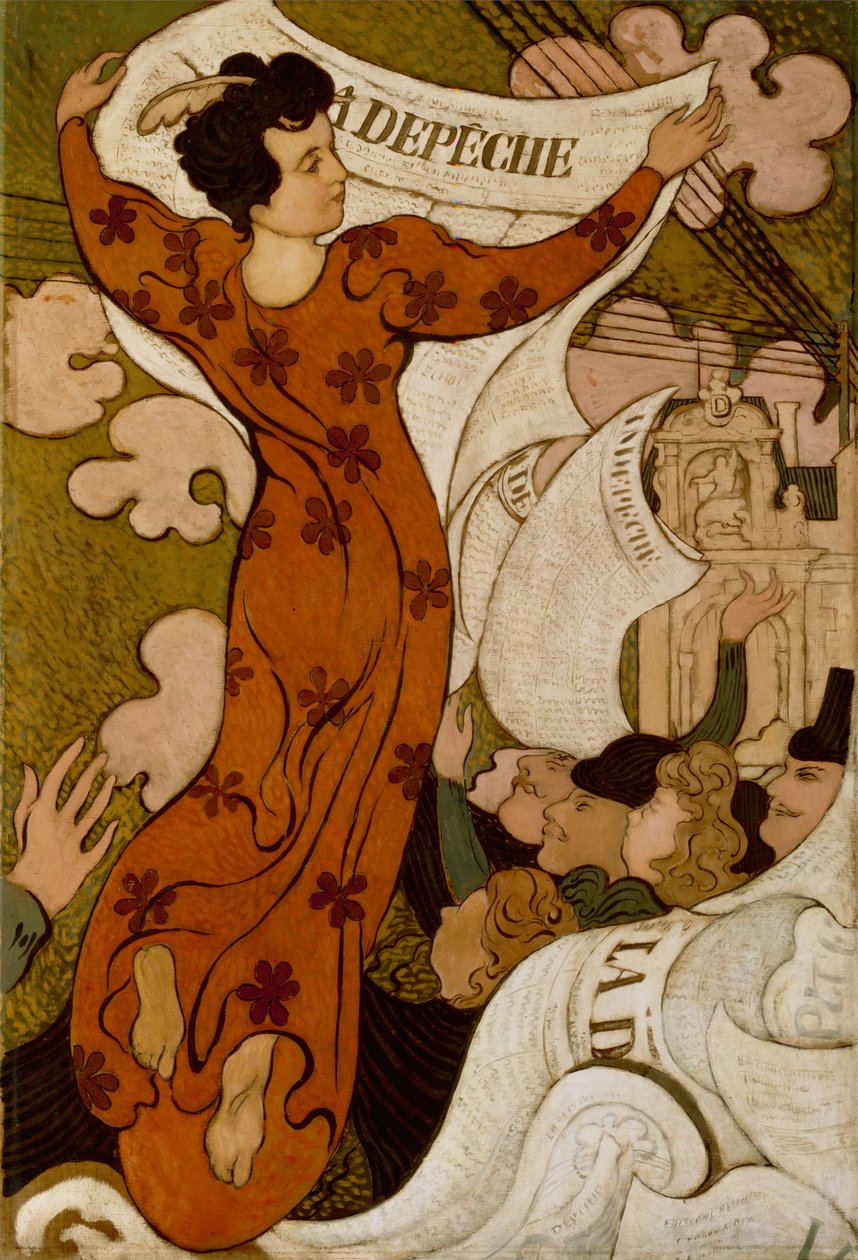 LaDepêchede Toulouse、1892 作： モーリス・デニス