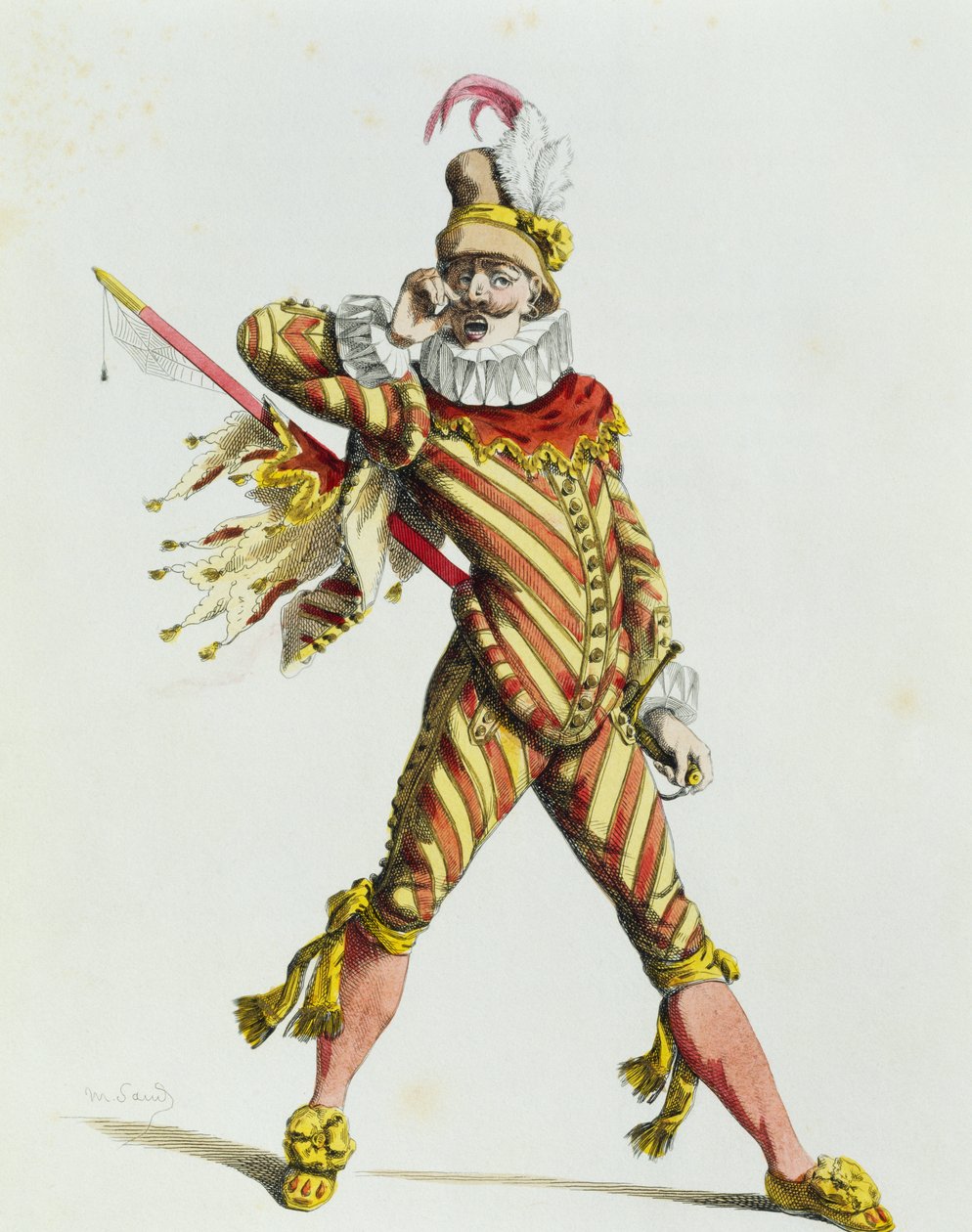 モーリス・サンド（1823-1889）の「1577年のスパベンタ隊長 作： モーリス・サンド