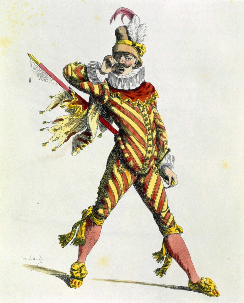 キャプテン・スパヴェント（エッチング） 作： モーリス・サンド