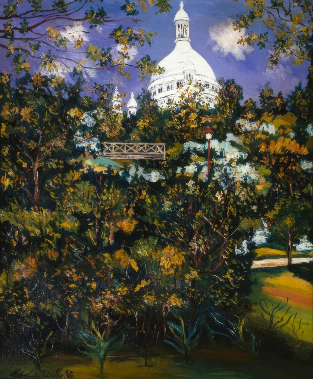 サクレ・クール寺院 作： モーリス・ユトリロ