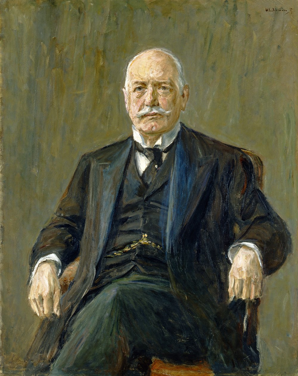 ベルンハルトフォンブロウ王子（1849-1929）1917 作： マックス・リーバーマン