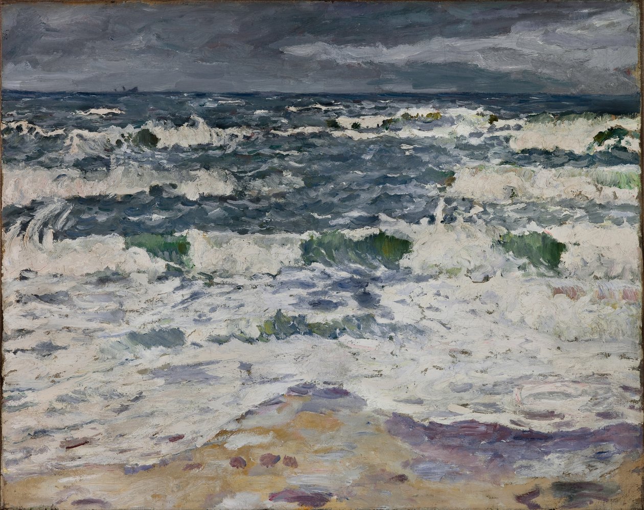 海景 1907年頃（キャンバスに油彩） 作： マックス・ベックマン