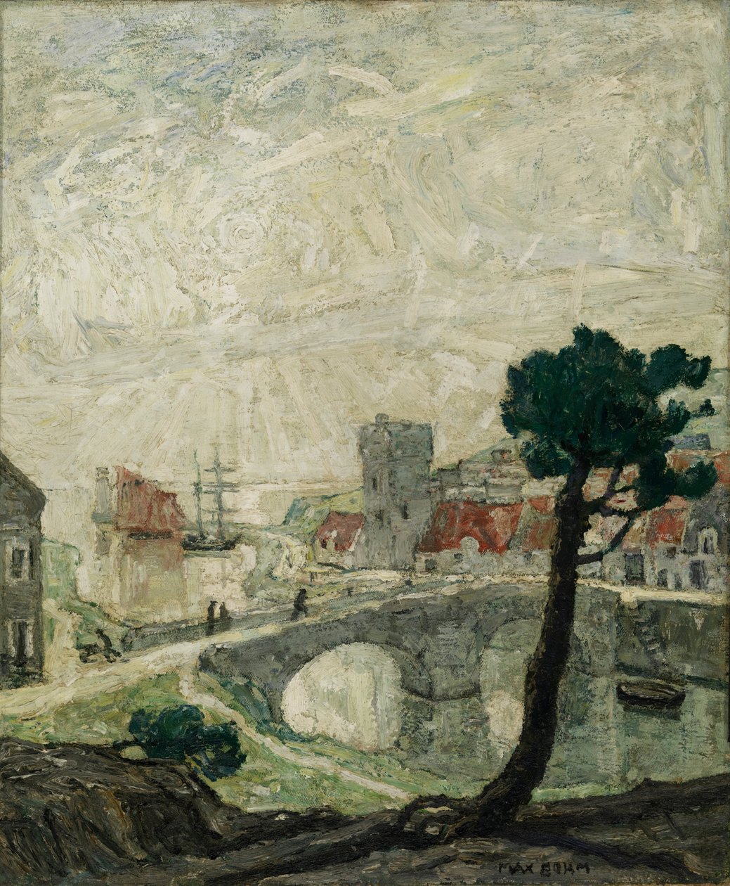 Ancient Seaport, 1921年。 作： マックス・ボーム