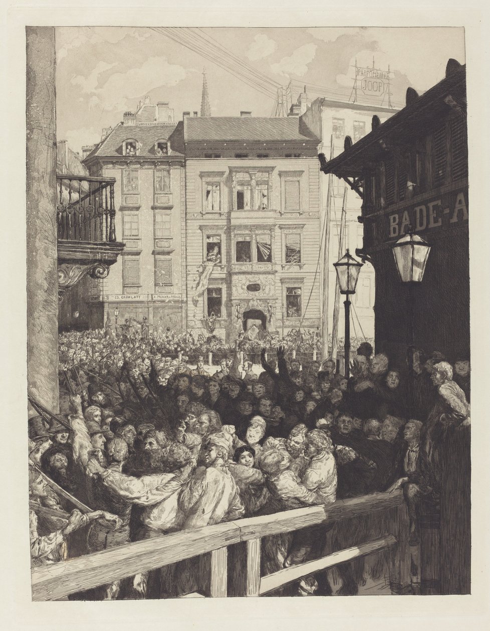 Märztage I March Days I, 1883. 作： マックス・クリンガー