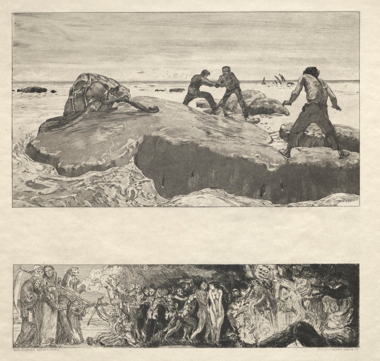 Vom Tode I、（Opus II、1889）No. 2 作： マックス・クリンガー